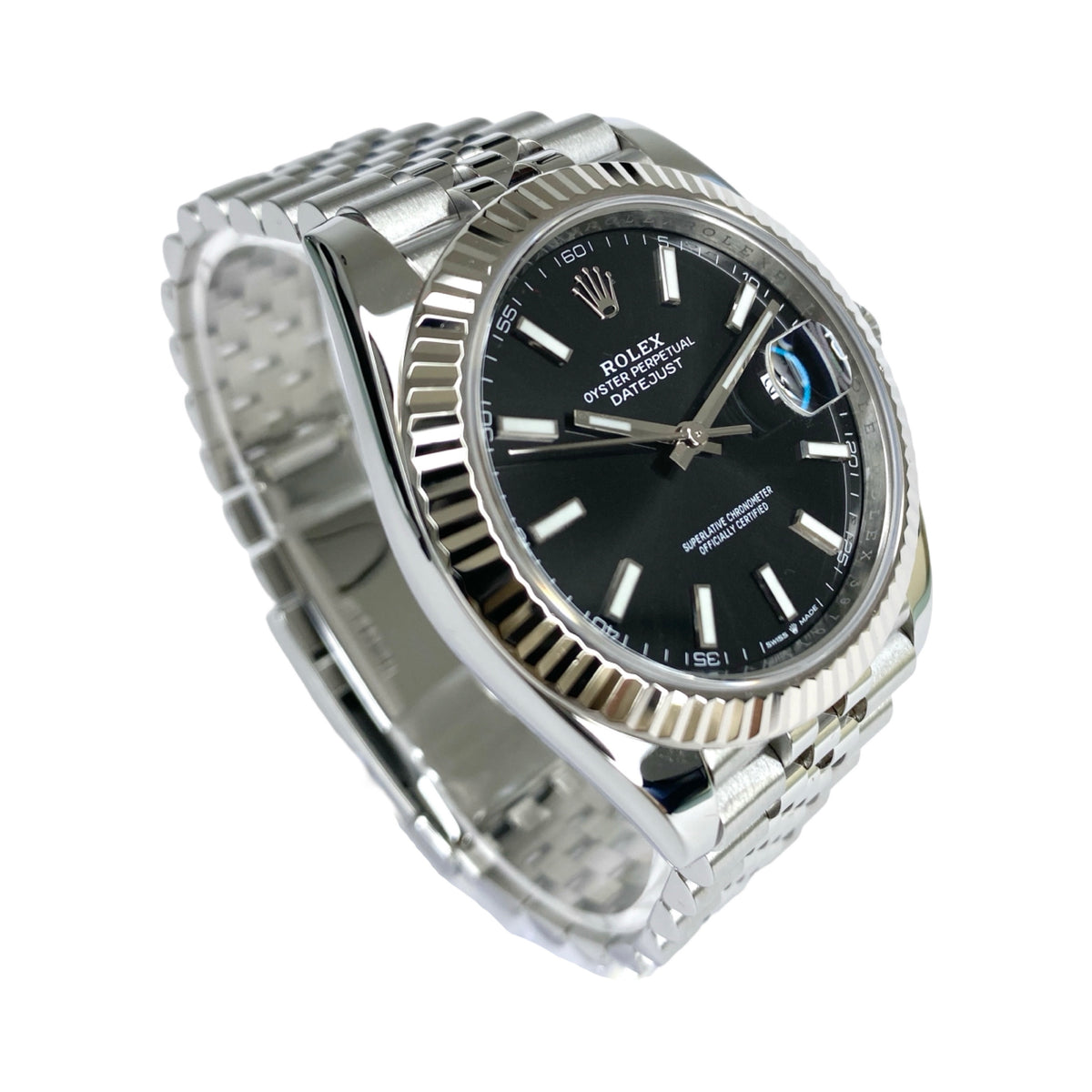 ROLEX DATEJUST 41 126334 SCHWARZ JUBILEE 08/2022 FULLSET