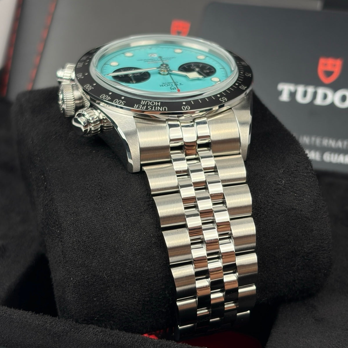 Tudor Black Bay Chrono Flamingo Blue Ref. M79360N-0024 – Neu, Fullset 05/2026