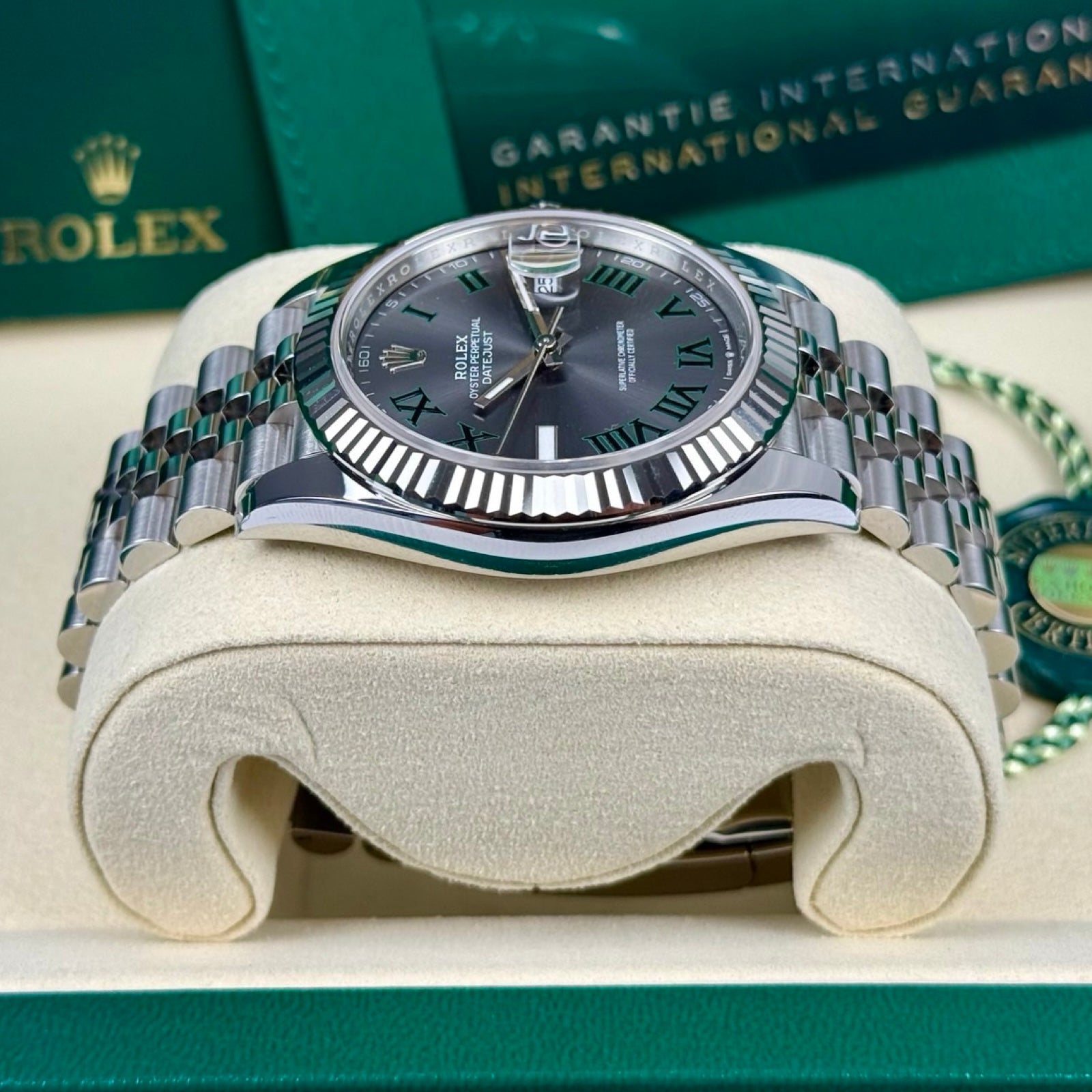 Rolex Datejust 41 Ref. 126334 Wimbledon Jubilee – LC100, Neu, Fullset 06/2026
