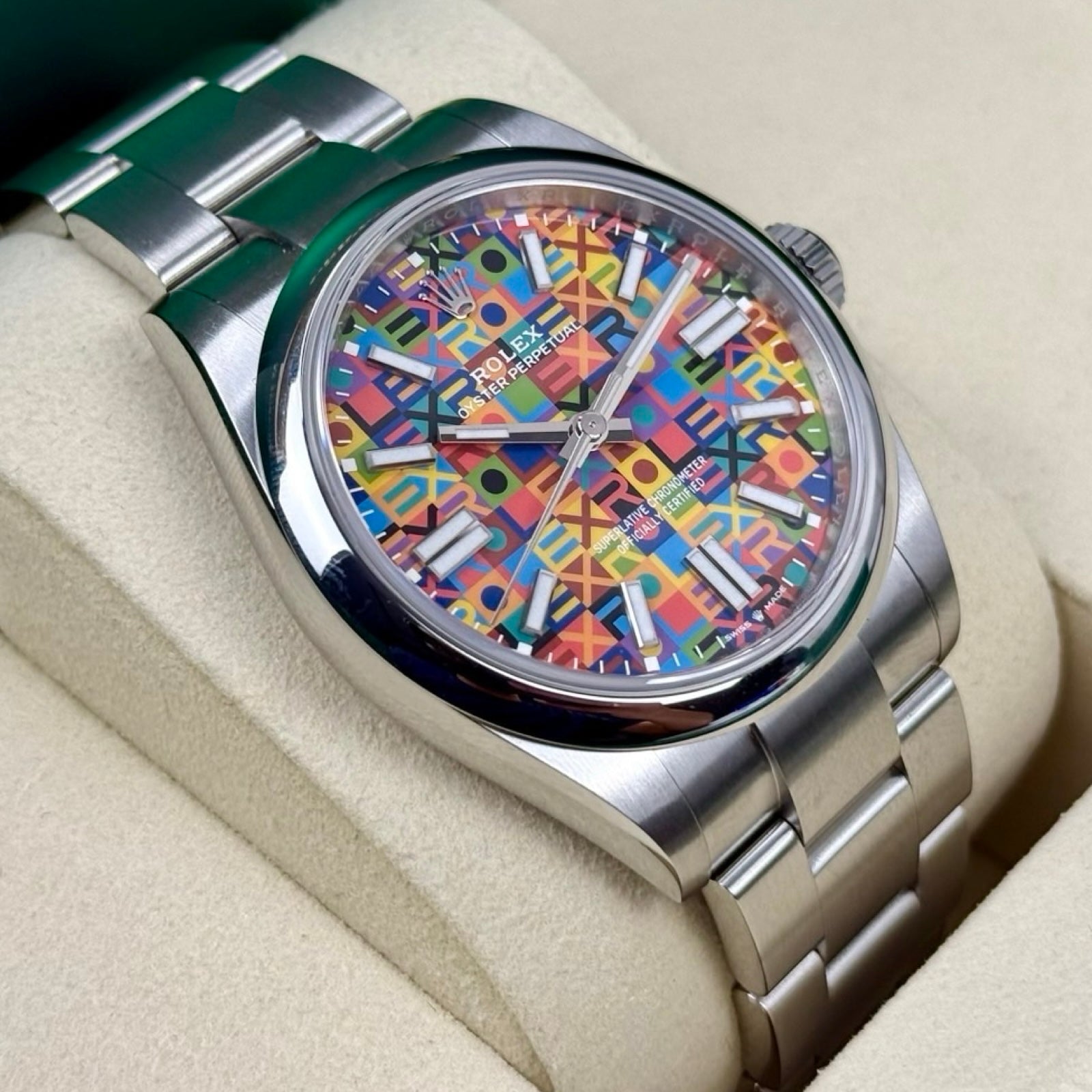 Rolex Oyster Perpetual 41 134300 Multicolor Jubilee – Neu, Fullset 07/2026