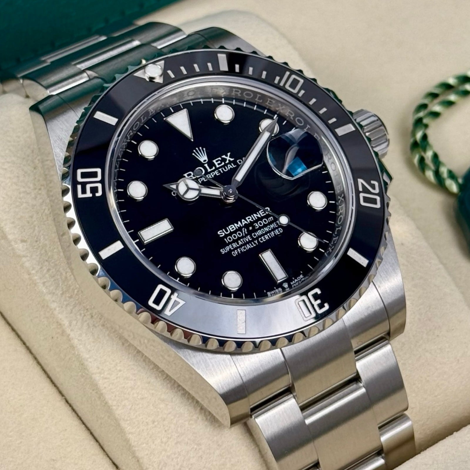 ROLEX SUBMARINER DATE 126610LN 08/2025 LC100 NEU FULLSET