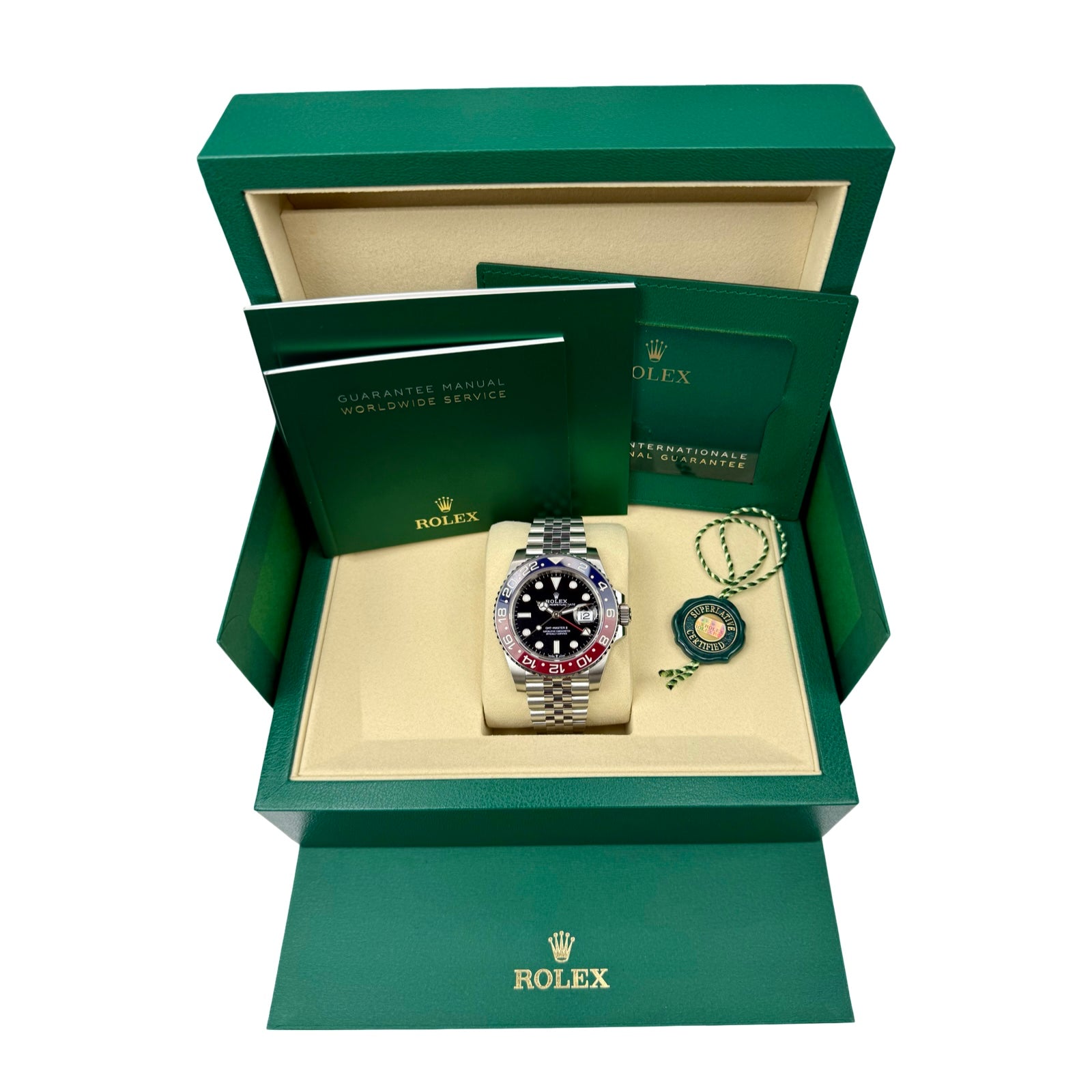 ROLEX GMT-MASTER II PEPSI 126710BLRO JUBILEE 11/2025 NEU FULLSET