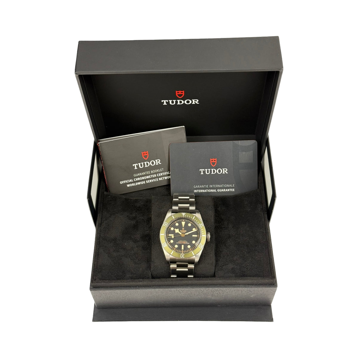 Tudor Black Bay Harrods Edition Ref. 79230G Grün – Sehr gut, Fullset 08/2021