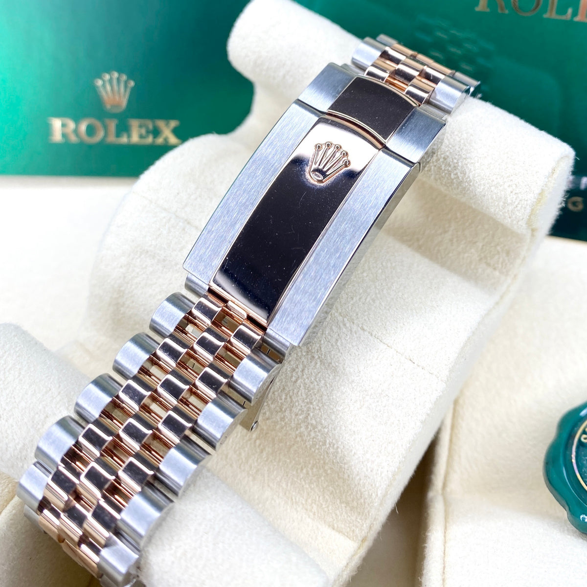 ROLEX DATEJUST 41 126331 STAHL/EVEROSE 09/2024 NEU FULLSET LC100