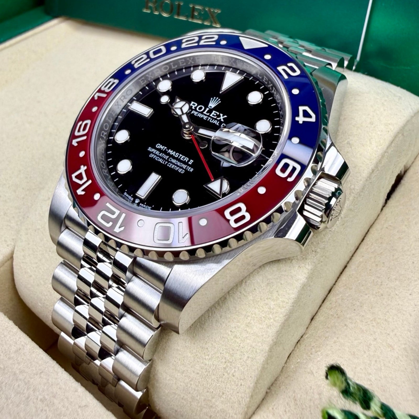ROLEX GMT-MASTER II PEPSI 126710BLRO JUBILEE 11/2025 NEU FULLSET