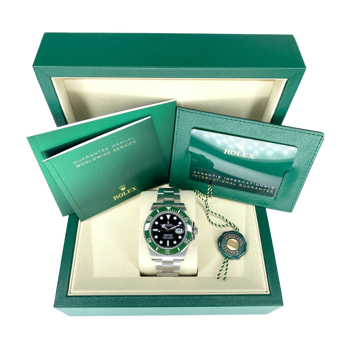 ROLEX SUBMARINER DATE 126610LV "STARBUCKS" 08/2025 LC100 NEU FULLSET