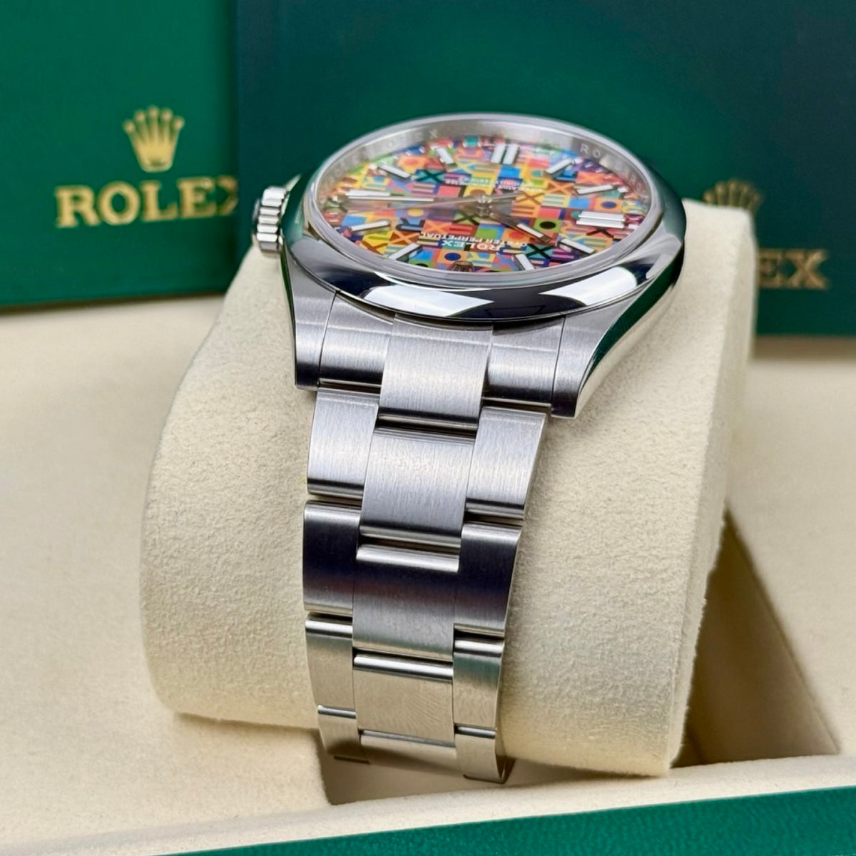 Rolex Oyster Perpetual 41 134300 Multicolor Jubilee – Neu, Fullset 07/2026