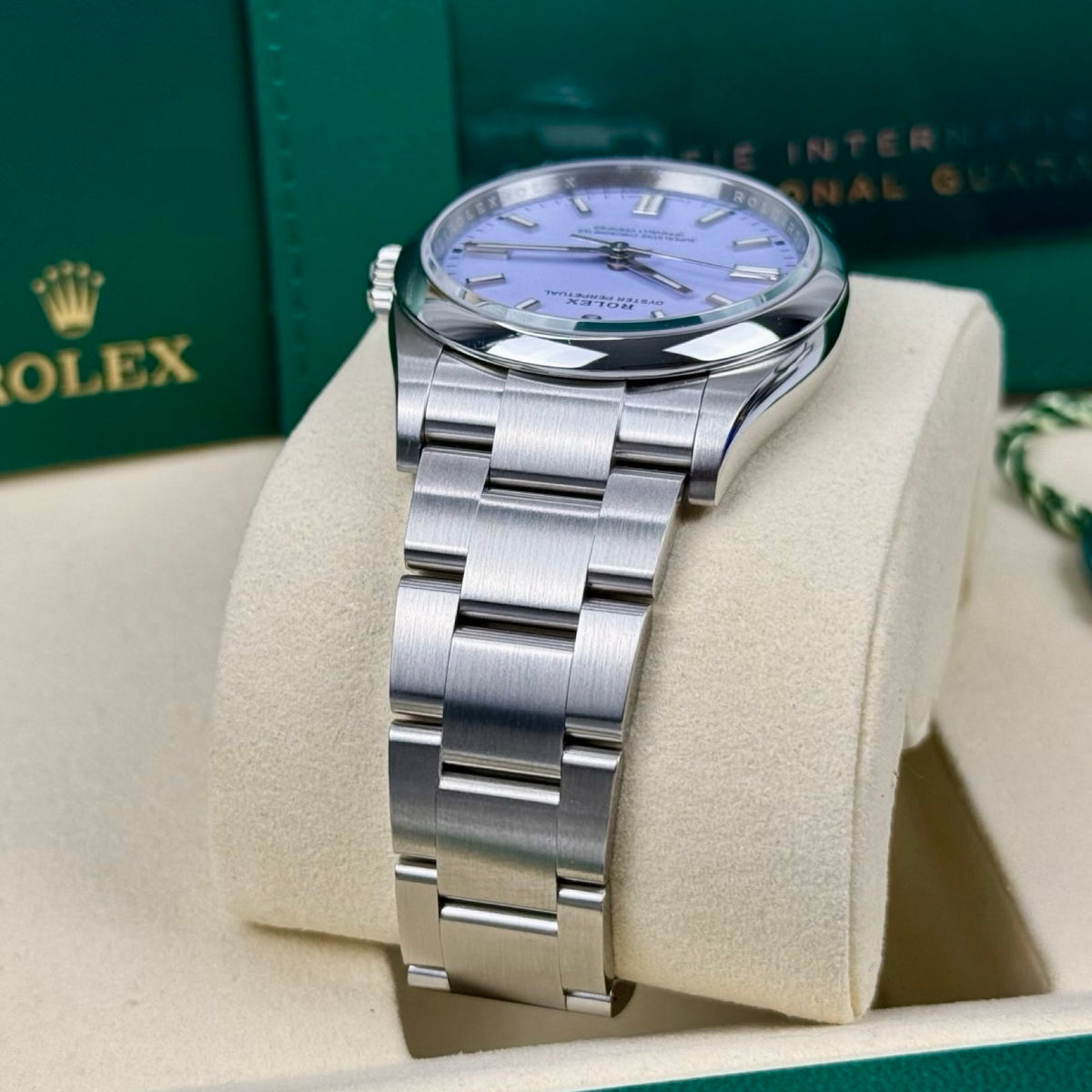 ROLEX OYSTER PERPETUAL 36 126000 LAVENDER 2026 NEU FULLSET