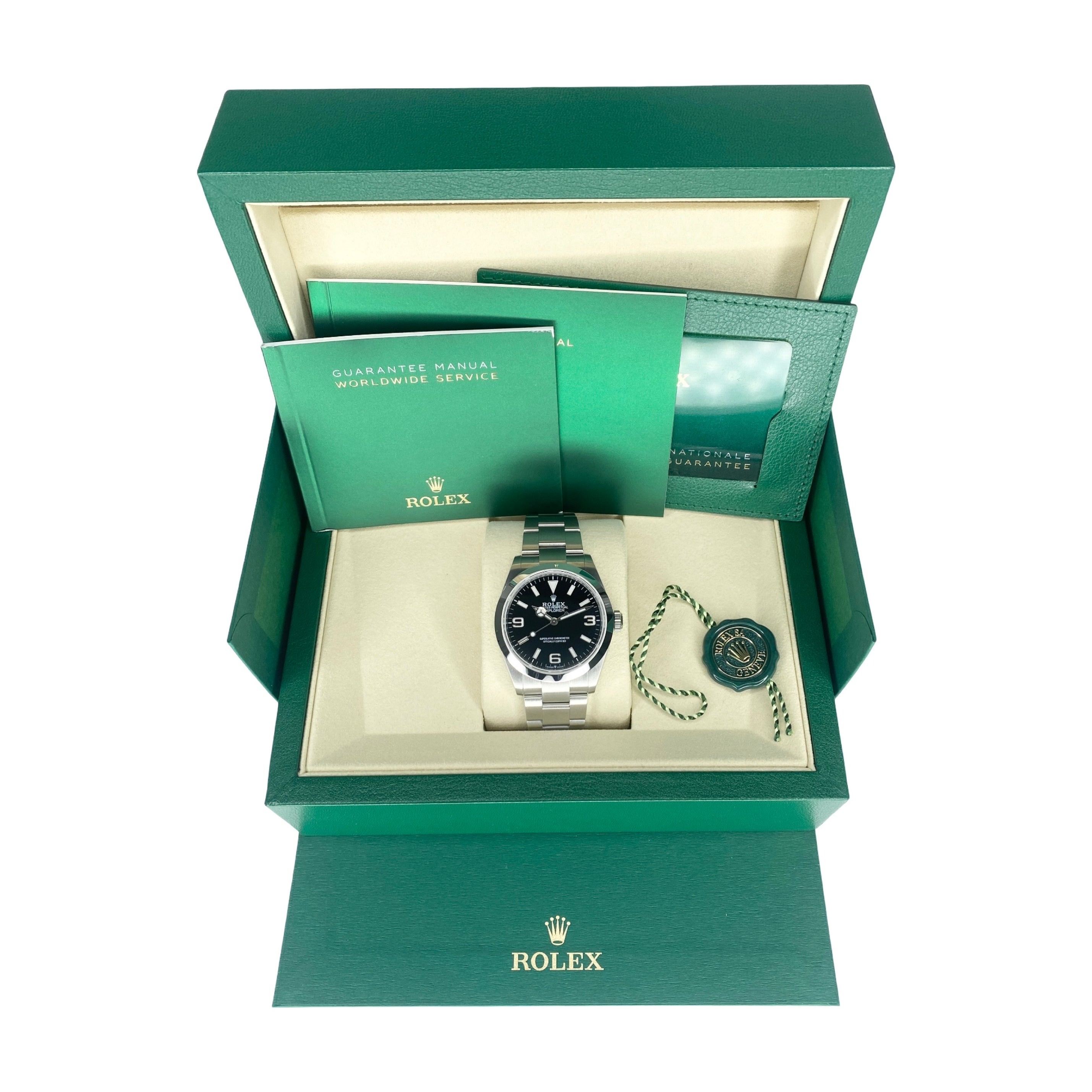 Rolex Explorer 40 Ref. 224270 Schwarz – Sehr gut, Fullset 12/2025 | Finer Things