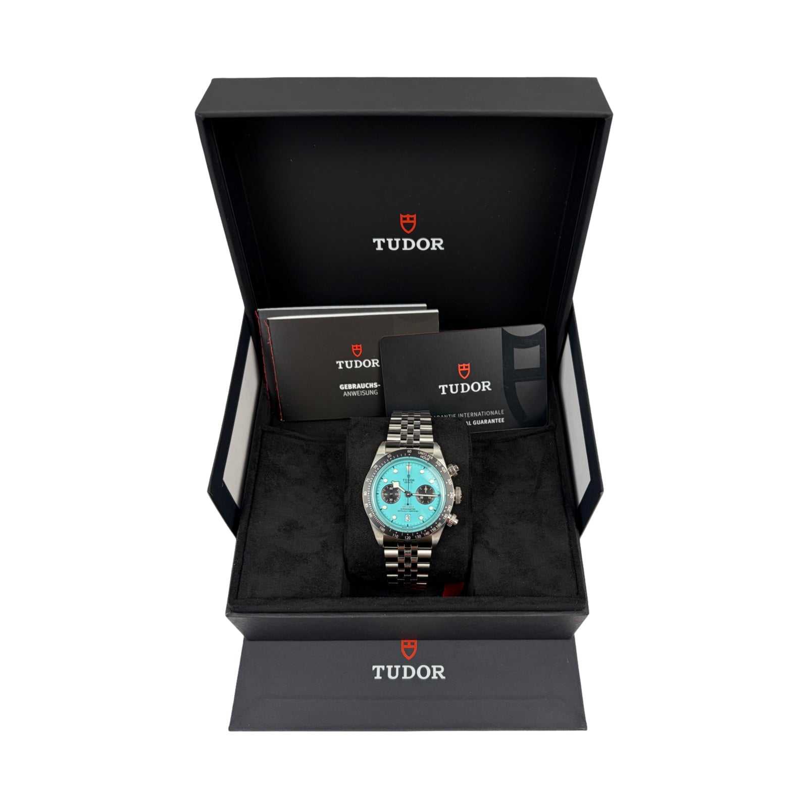 Tudor Black Bay Chrono Flamingo Blue Ref. M79360N-0024 – Neu, Fullset 05/2026