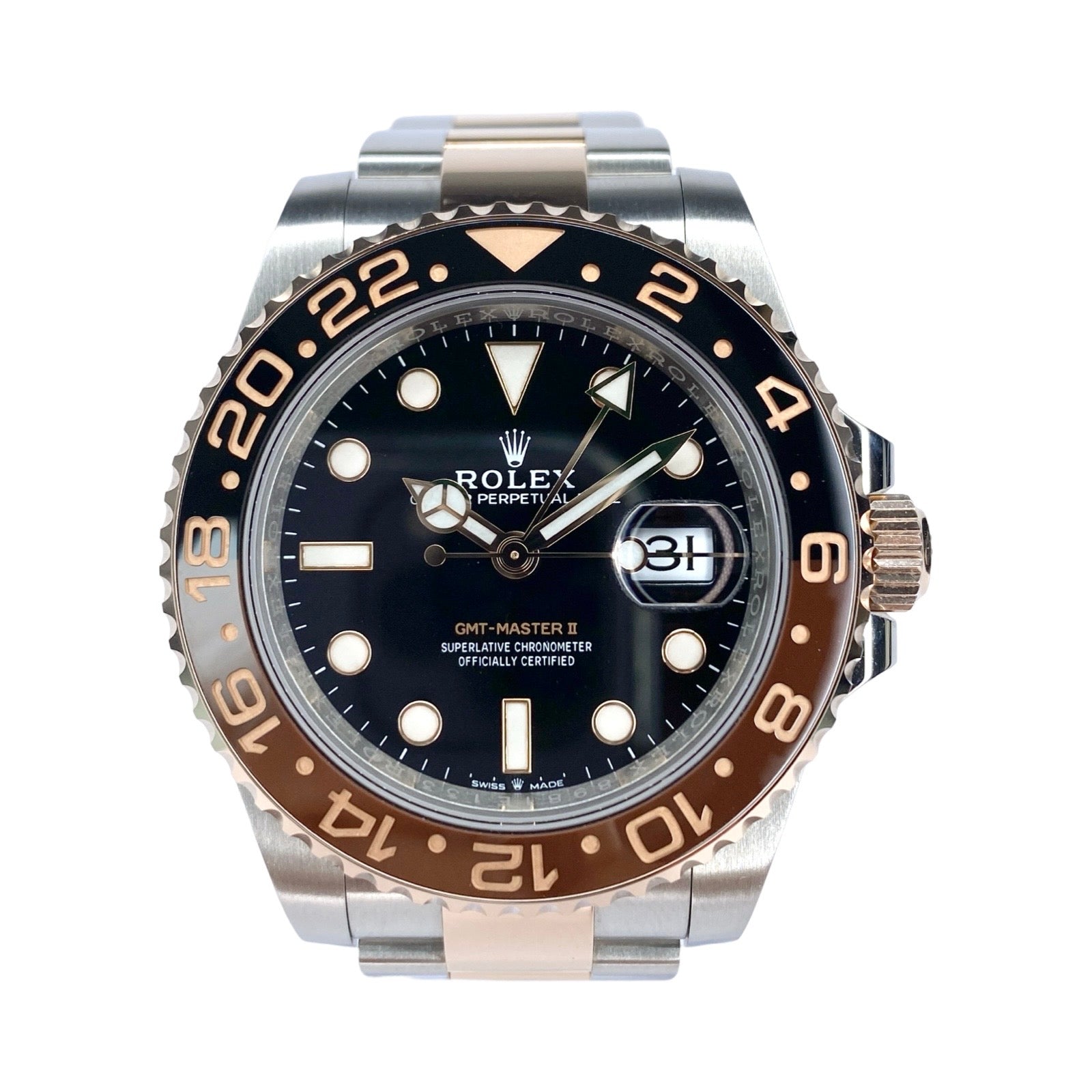 ROLEX GMT-MASTER II "ROOTBEER" 126711CHNR 06/2025 LC100 FULLSET