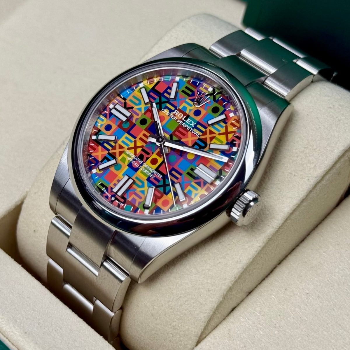 Rolex Oyster Perpetual 41 134300 Multicolor Jubilee – Neu, Fullset 07/2026