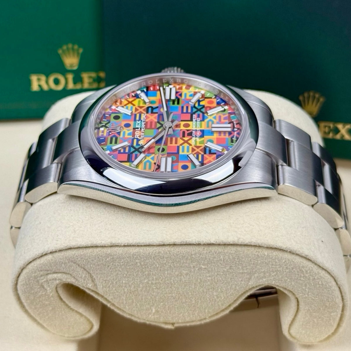 Rolex Oyster Perpetual 41 134300 Multicolor Jubilee – Neu, Fullset 07/2026