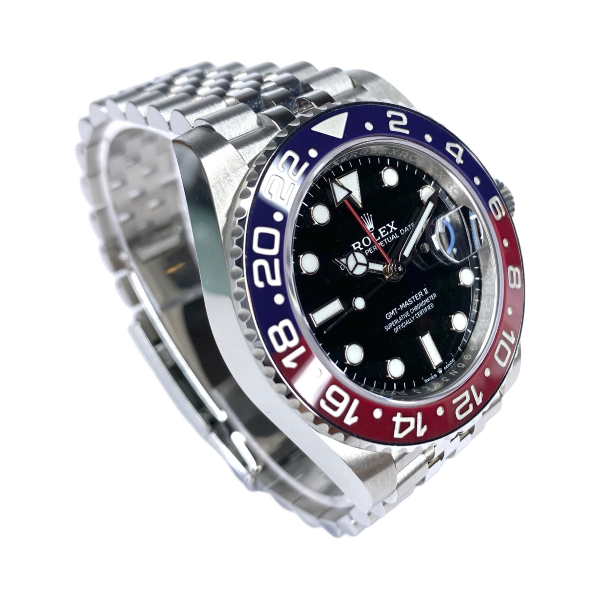 ROLEX GMT-MASTER II PEPSI 126710BLRO JUBILEE 2020 LC100 NEU FULLSET