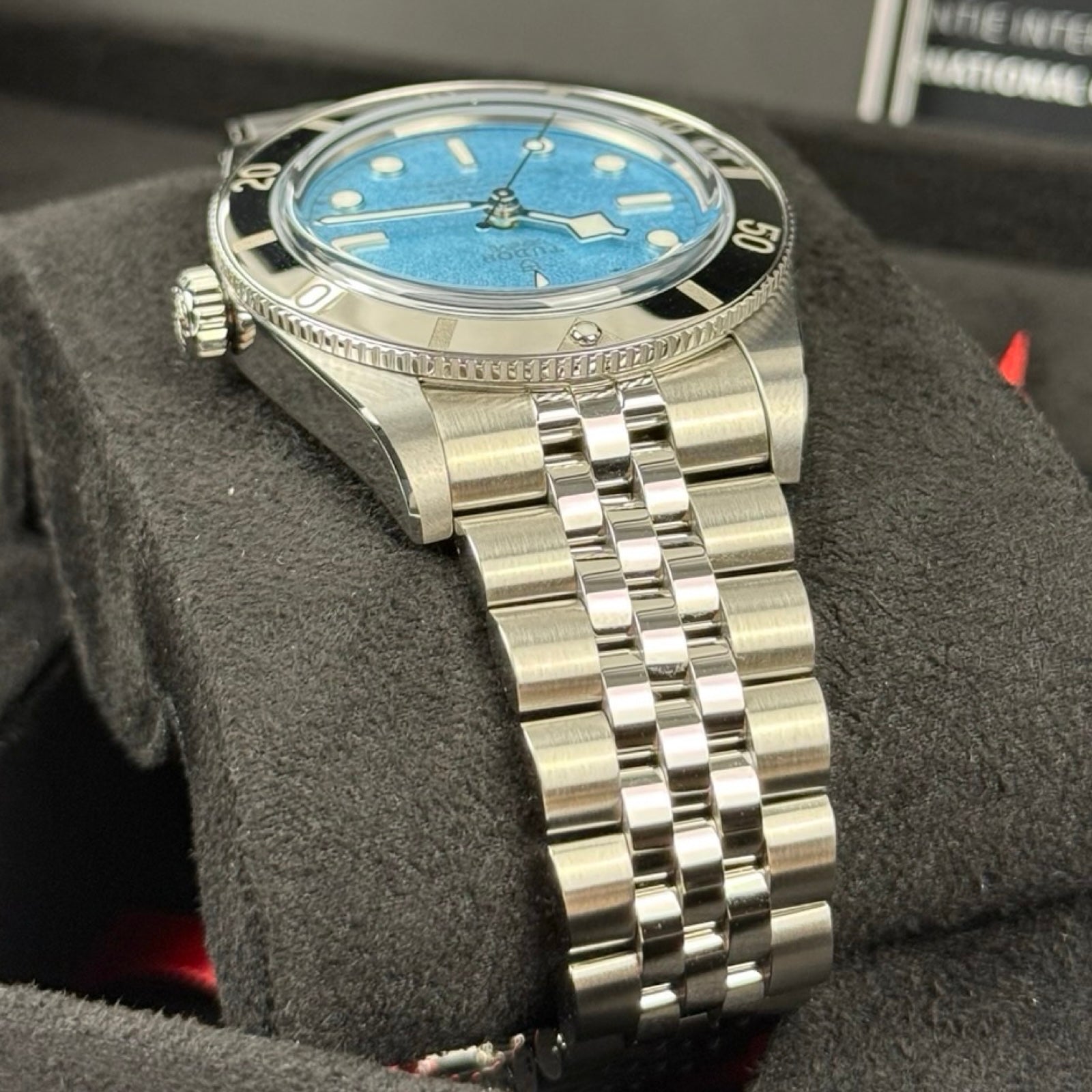 TUDOR BLACK BAY 54 LAGOON BLUE M79000 03/2026 LC100 NEU FULLSET