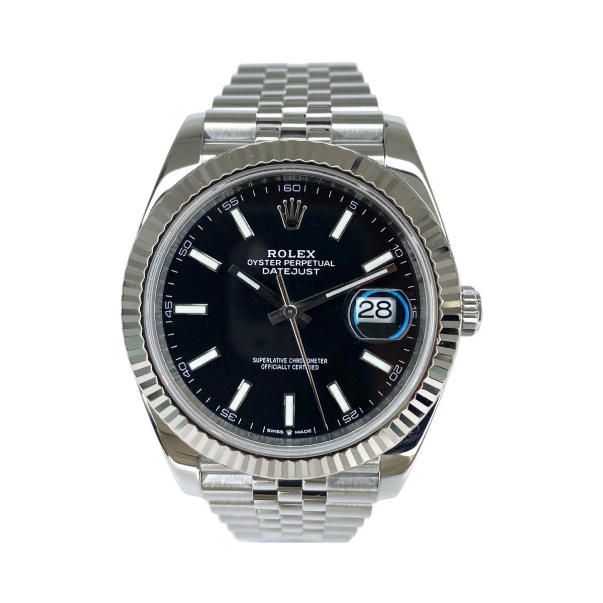 ROLEX DATEJUST 41 126334 SCHWARZ JUBILEE 08/2022 FULLSET