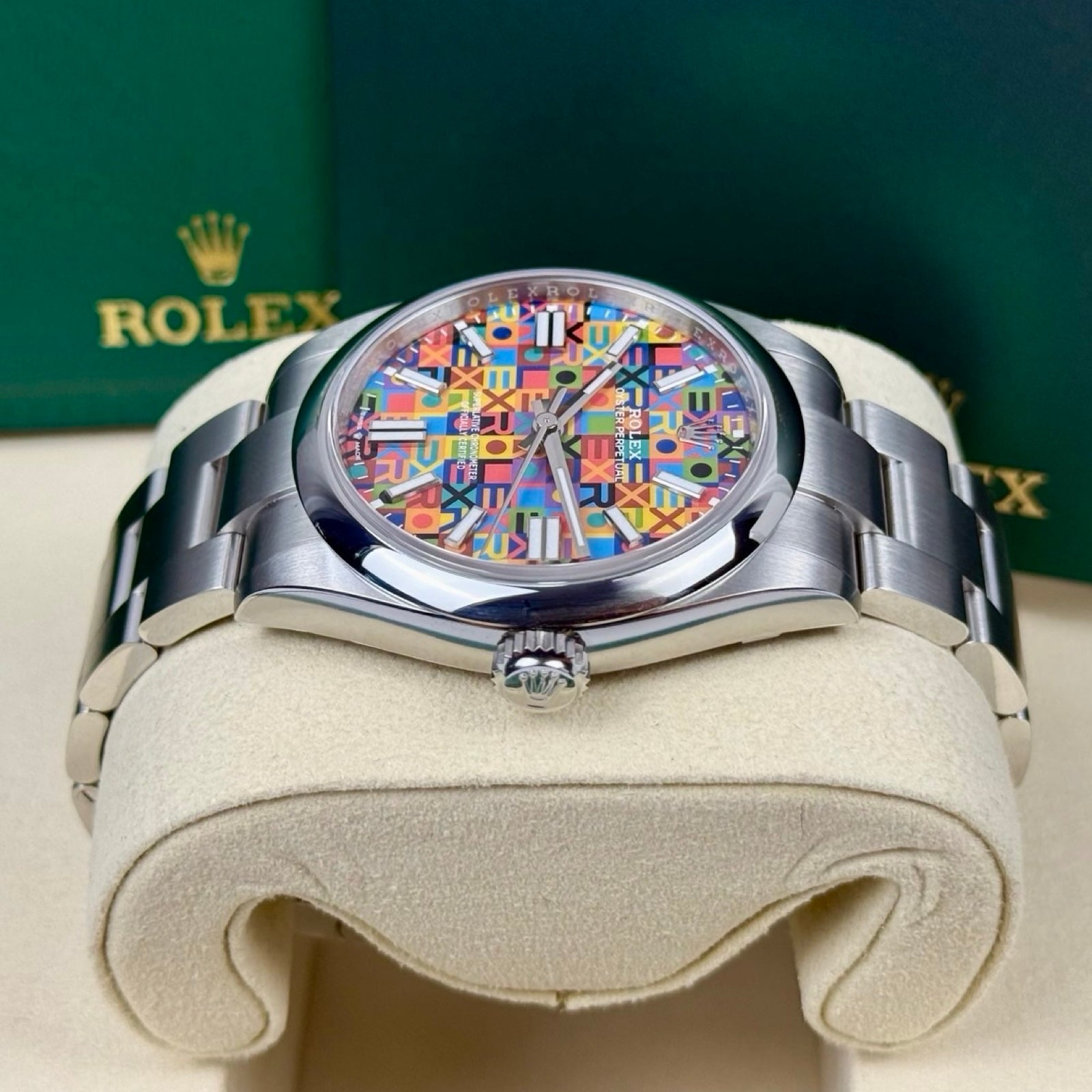Rolex Oyster Perpetual 41 134300 Multicolor Jubilee – Neu, Fullset 07/2026