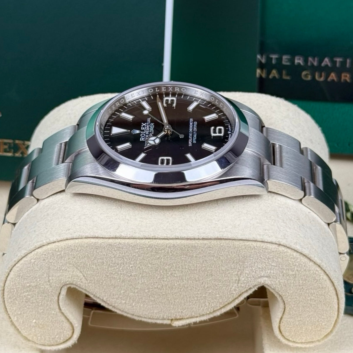 Rolex Explorer 36 Ref. 124270 Schwarz – Neu, LC100, Fullset 09/2026