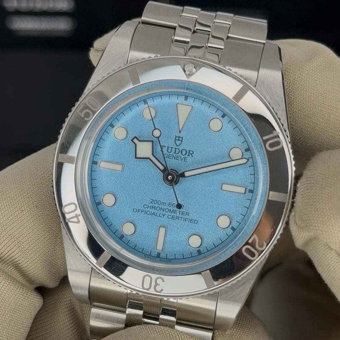 TUDOR BLACK BAY 54 LAGOON BLUE M79000 03/2026 LC100 NEU FULLSET