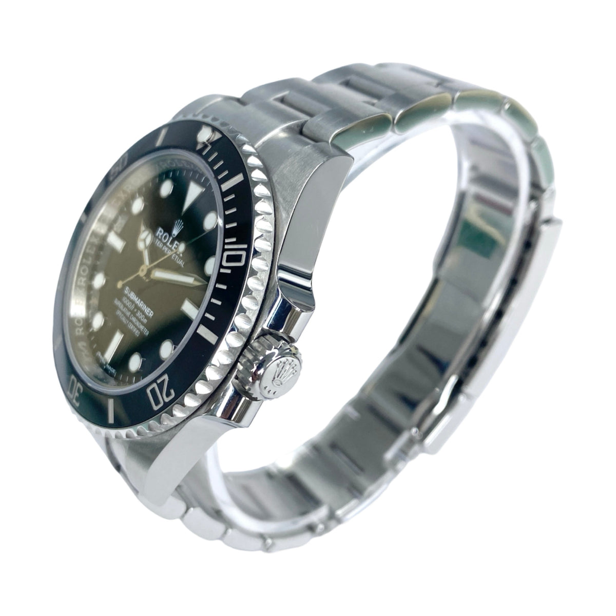 ROLEX SUBMARINER NO DATE 114060 2019 LC100 FULLSET