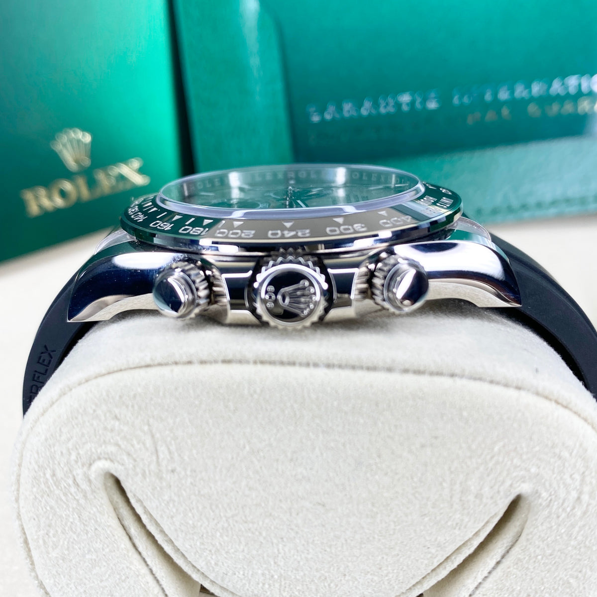 ROLEX COSMOGRAPH DAYTONA OYSTERFLEX 126519LN WEIßGOLD "GHOST" 07/2025 LC100 NEU FULLSET