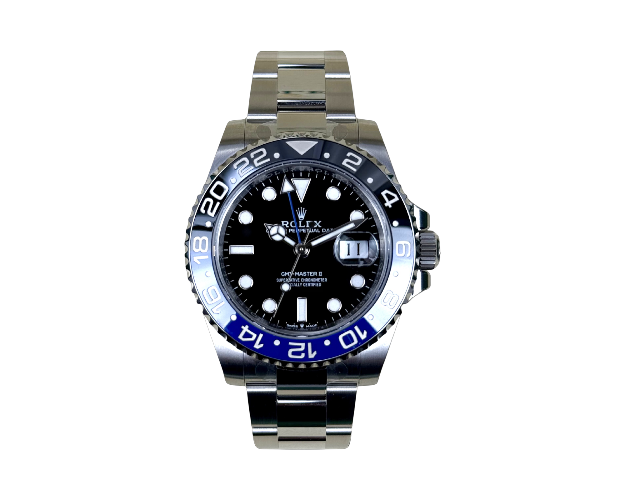 Rolex GMT-Master II Ref. 126710BLNR Batman – Neu, LC100, Full Set 05/2026 | Finer Things Köln