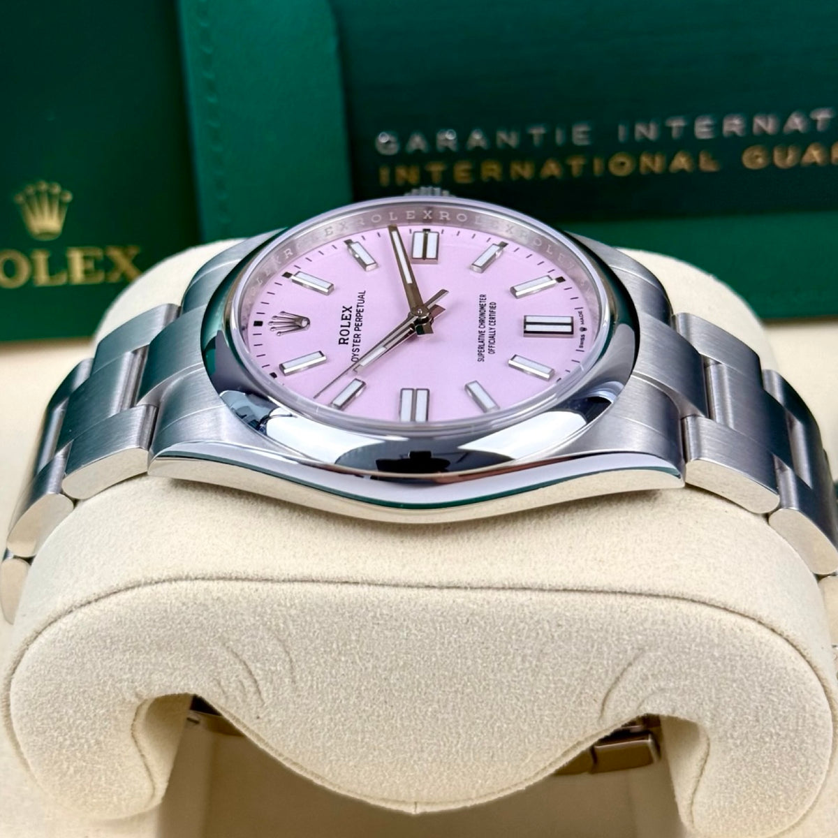 Rolex Oyster Perpetual 41 Ref. 134300 Candy Pink – Neu, Fullset 09/2026