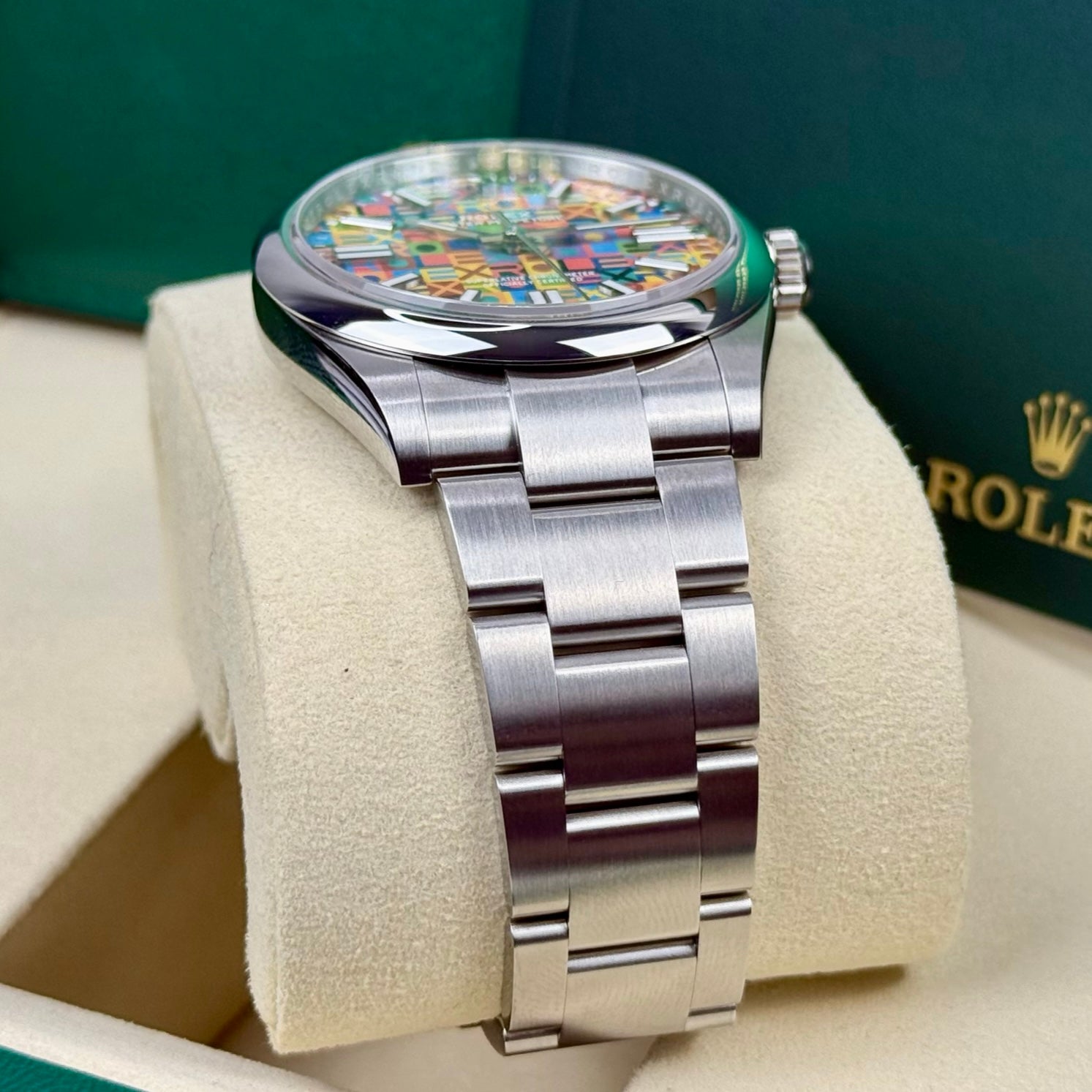 Rolex Oyster Perpetual 41 134300 Multicolor Jubilee – Neu, Fullset 07/2026