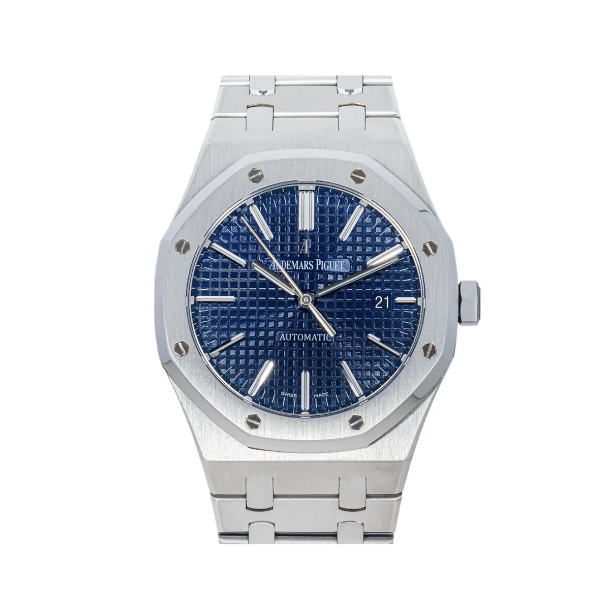 Audemars Piguet Royal Oak Ref. 15400ST Blau – Sehr gut, Fullset 2017 | Finer Things